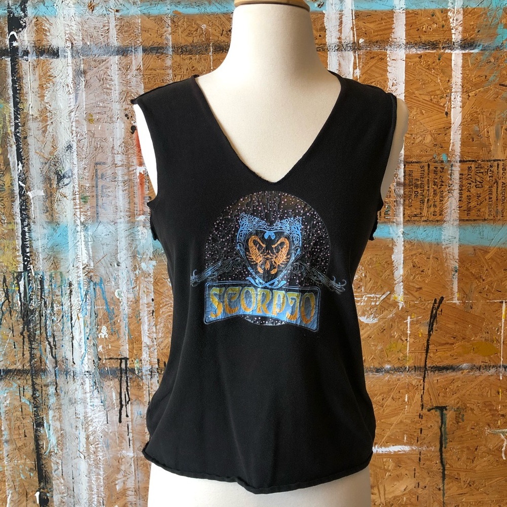 Distressed Vintage Scorpion Tee